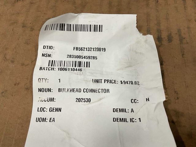 Bulkhead connector - afbeelding 5 van  5