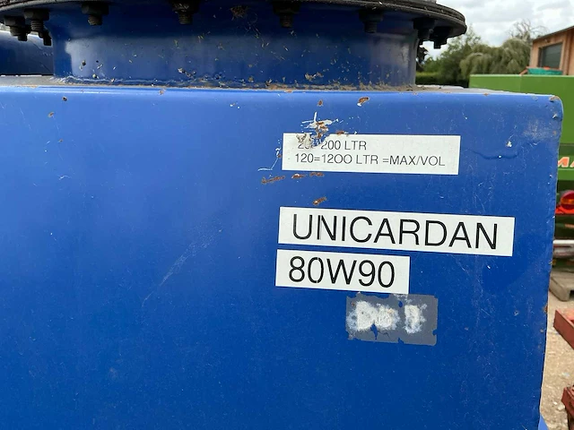 Bulktank met pomp 1200ltr. - afbeelding 9 van  11