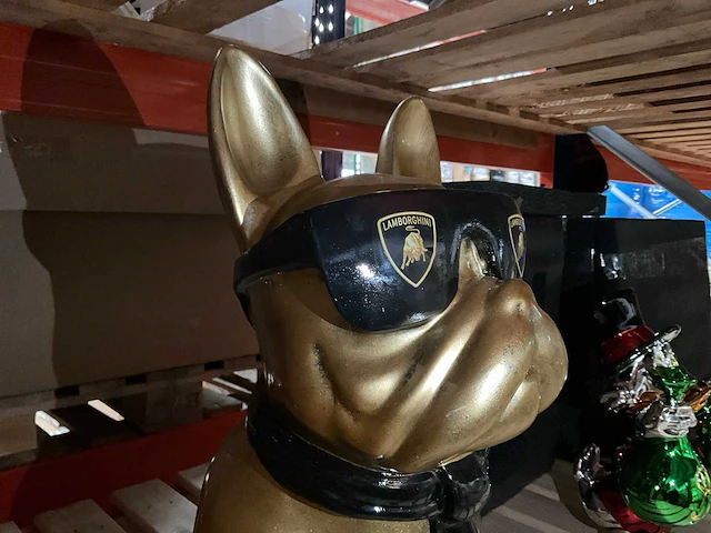 Bulldog pop art figuur - afbeelding 4 van  6