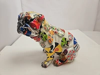Bulldog sculptuur - graffiti dog - afbeelding 1 van  6