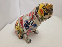 Bulldog sculptuur - graffiti dog - afbeelding 6 van  6