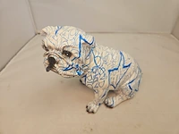 Bulldog sculptuur - japanse graffiti-dog - afbeelding 2 van  7