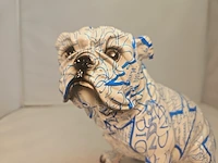 Bulldog sculptuur - japanse graffiti-dog - afbeelding 3 van  7