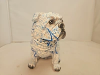 Bulldog sculptuur - japanse graffiti-dog - afbeelding 4 van  7