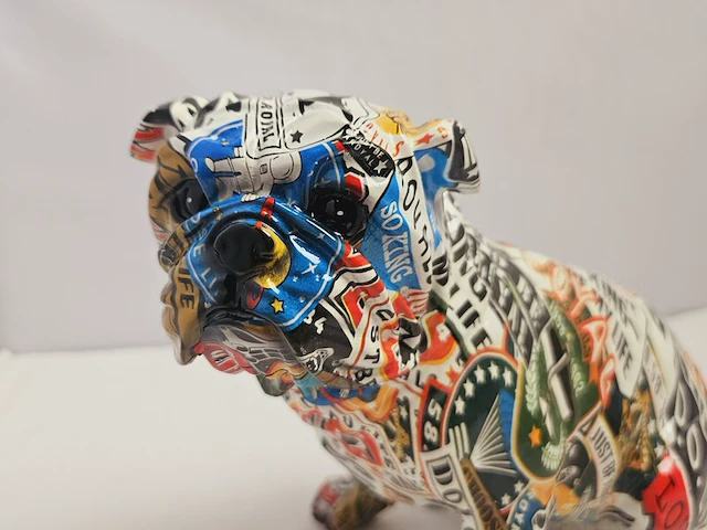 Bulldog sculptuur - nasa dog - afbeelding 2 van  6
