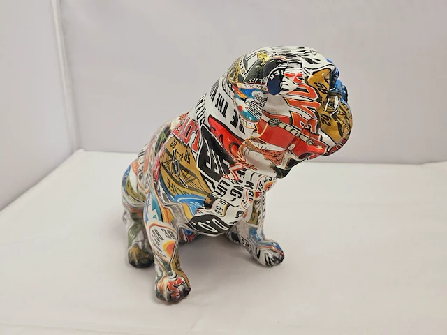 Bulldog sculptuur - nasa dog - afbeelding 6 van  6