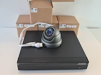 Bundel: 5 mp netwerkrecorder + 4x 5 mp ip-camera herospeed, cpd708-ip5 + 4x cpc131g-ir-ip5 - afbeelding 1 van  4