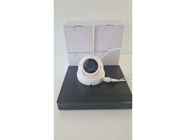Bundel: 5mp recorder + 4 dome 5 mp ip-camera's herospeed, cpd708-ip5 + 4x cpc412w-ir-ip5 - afbeelding 1 van  7