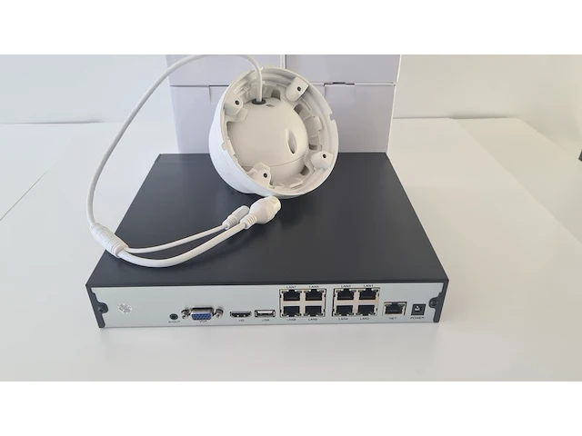 Bundel: 5mp recorder + 4 dome 5 mp ip-camera's herospeed, cpd708-ip5 + 4x cpc412w-ir-ip5 - afbeelding 6 van  7