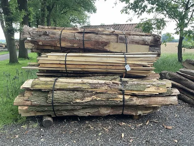 Bundel eiken brandhout schaaldelen (6x) - afbeelding 3 van  4