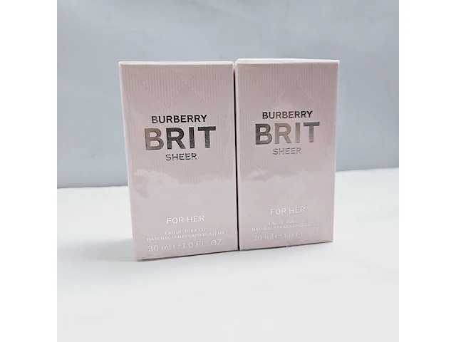 Burberry for her - brit sheer parfum - 2 x 30ml - afbeelding 1 van  2