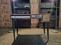 Bureau chesterfield, bruin - afbeelding 1 van  2