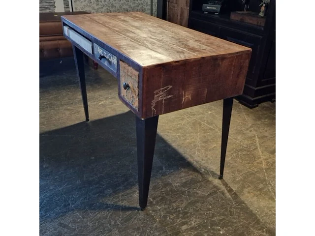 Bureau chesterfield, bruin - afbeelding 2 van  2