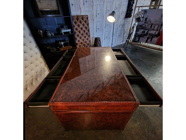 Bureau chesterfield, dunnings, bruin - afbeelding 3 van  10