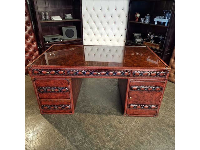 Bureau chesterfield, dunnings, bruin - afbeelding 7 van  10