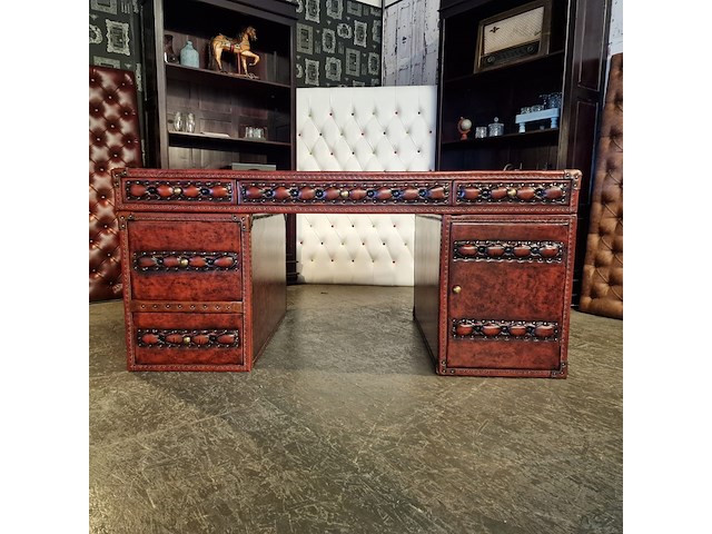 Bureau chesterfield, dunnings, bruin - afbeelding 8 van  10