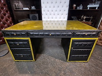 Bureau chesterfield, dunnings, zwart, geel - afbeelding 5 van  12