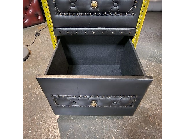 Bureau chesterfield, dunnings, zwart, geel - afbeelding 6 van  12