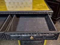 Bureau chesterfield, dunnings, zwart, geel - afbeelding 11 van  12