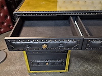 Bureau chesterfield, dunnings, zwart, geel - afbeelding 12 van  12