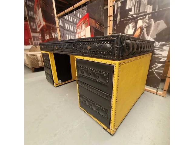 Bureau chesterfield, holmes, zwart - afbeelding 3 van  5