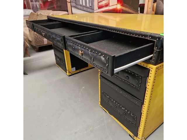 Bureau chesterfield, holmes, zwart - afbeelding 4 van  5