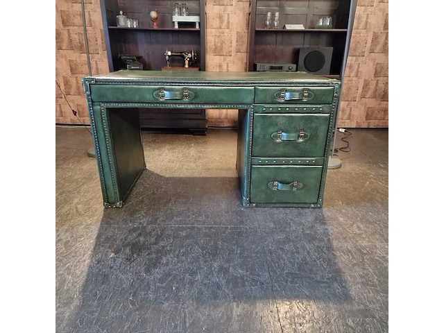 Bureau chesterfield, joyce, groen - afbeelding 1 van  4