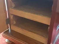 Bureau, damesbureau. schrijfblad leer groen, bouwjaar 19e eeuw - afbeelding 3 van  12