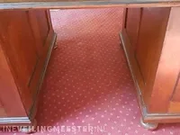 Bureau, damesbureau. schrijfblad leer groen, bouwjaar 19e eeuw - afbeelding 12 van  12