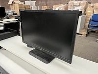 Bureau met bureaustoel, scherm, toetsenbord, muis w.o. iiyama, logi - afbeelding 6 van  8