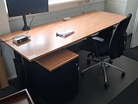 Bureau opstelling inofec, beuken - afbeelding 2 van  6