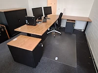 Bureau opstelling inofec, beuken - afbeelding 1 van  12