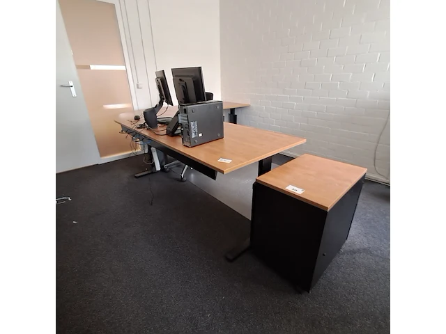 Bureau opstelling inofec, beuken - afbeelding 8 van  12