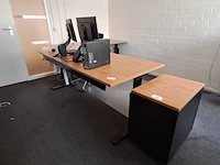 Bureau opstelling inofec, beuken - afbeelding 8 van  12