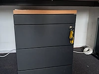 Bureau opstelling inofec, beuken - afbeelding 9 van  12