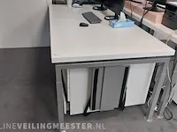 Bureau tafel met ladenblok - afbeelding 1 van  3