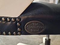 Bureaustoel chesterfield, gainsborough, zwart, wit - afbeelding 4 van  5