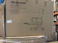 Bureaustoel ergonomisch mfavour, mfv000042, zwart - afbeelding 2 van  3
