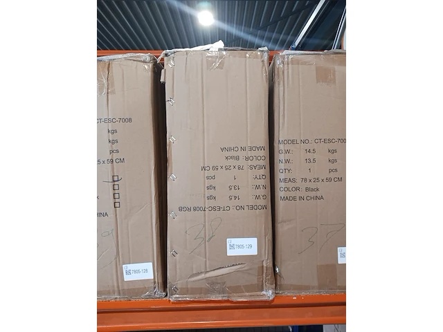 Bureaustoel gamestoel, led black, 2025 - afbeelding 2 van  2