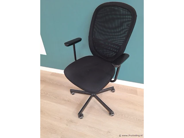 Bureaustoel met stoffen bekleding - afbeelding 1 van  4