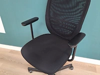 Bureaustoel met stoffen bekleding - afbeelding 2 van  4