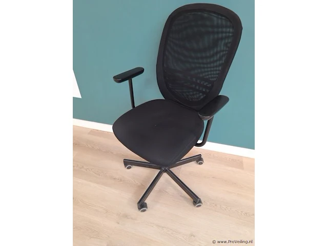 Bureaustoel met stoffen bekleding - afbeelding 1 van  4