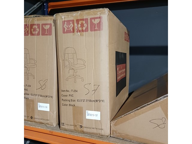 Bureaustoel pu leder, 2025 - afbeelding 3 van  3