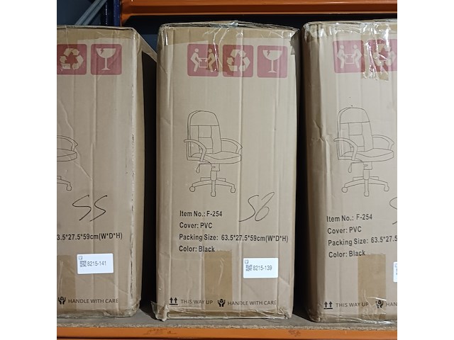 Bureaustoel pu leder, 2025 - afbeelding 3 van  3