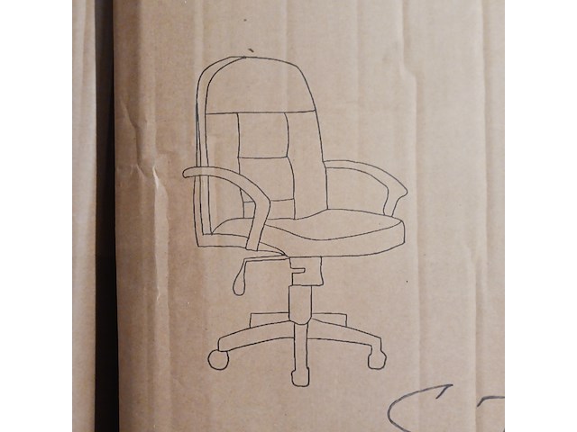 Bureaustoel pu leder, 2025 - afbeelding 2 van  3