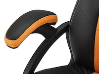 Bureaustoel racing oranje - afbeelding 7 van  9