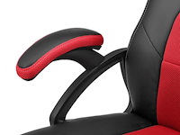 Bureaustoel racing rood - afbeelding 7 van  9