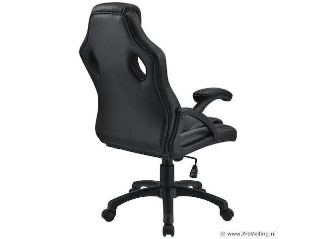Bureaustoel racing zwart - afbeelding 4 van  9