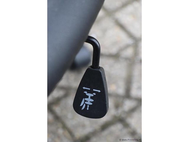 Bureaustoelen - zwart (skai) leder gestoffeerd - 5 stuks - afbeelding 5 van  6