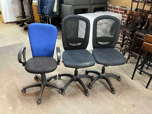 Bureaustoelen (3x) - afbeelding 2 van  7